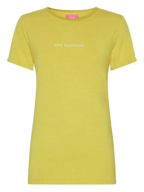 ONE TEASPOON logo round-neck T-shirt