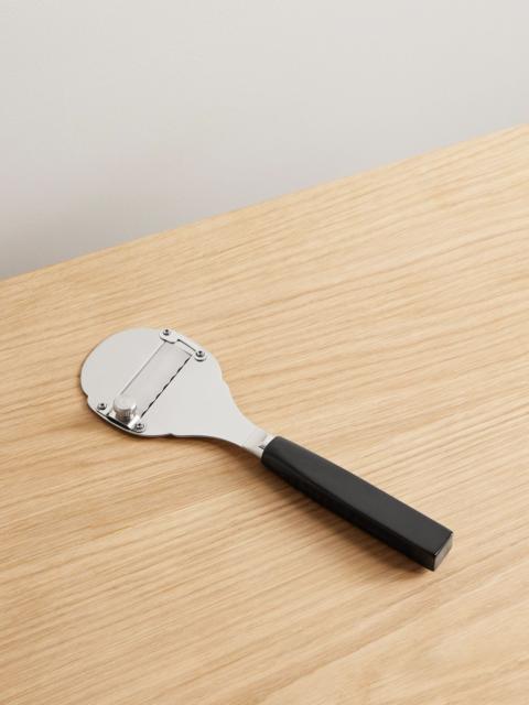 Brunello Cucinelli Stainless steel and horn truffle shaver Silver