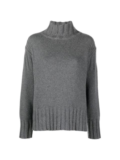 roll-neck cashmere jumper