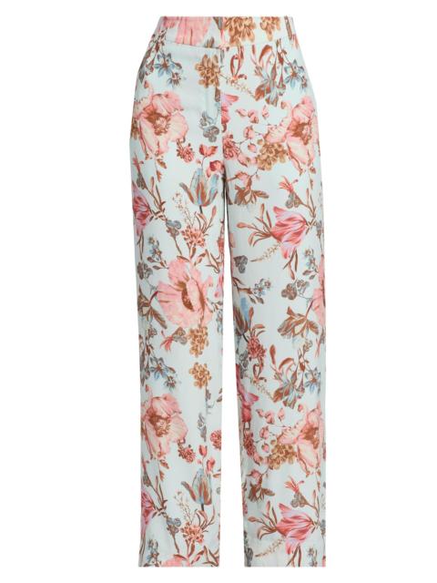 HEMANT & NANDITA Women's Floral Straight Leg Pants - Blue