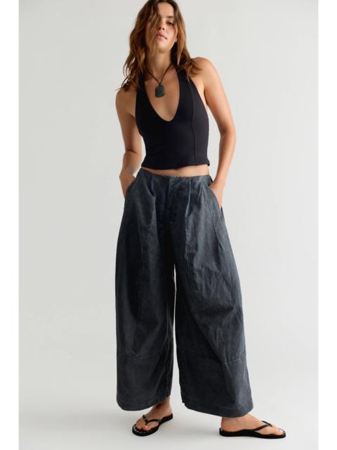 FREE PEOPLE Concrete Solid Trousers