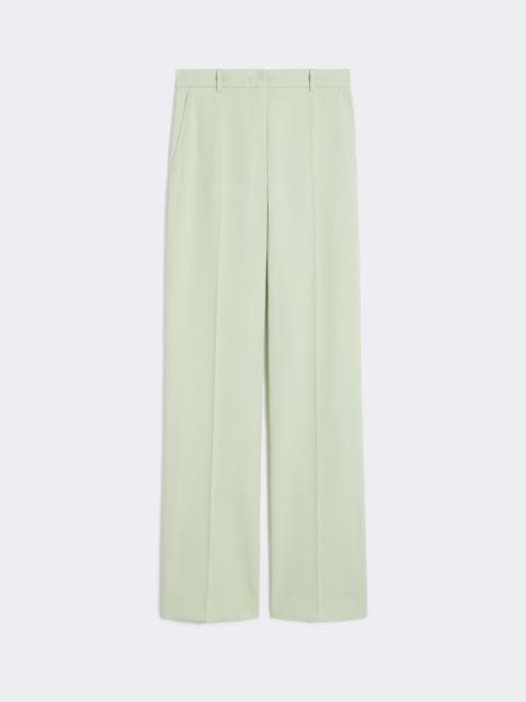 Max Mara Wool crepe trousers - GREEN