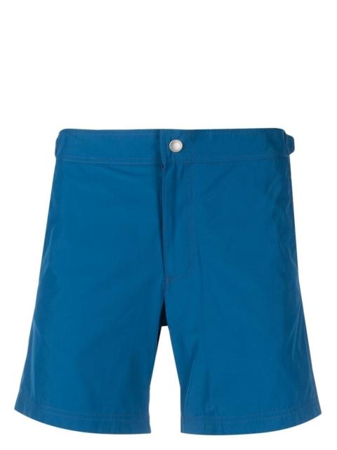Alexander McQueen logo-tape straight-leg shorts