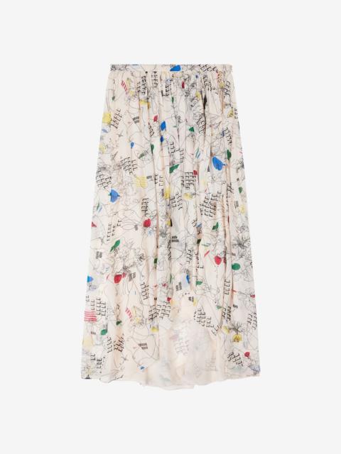 Isabel Marant Étoile DENEZA PRINTED MAXI SKIRT