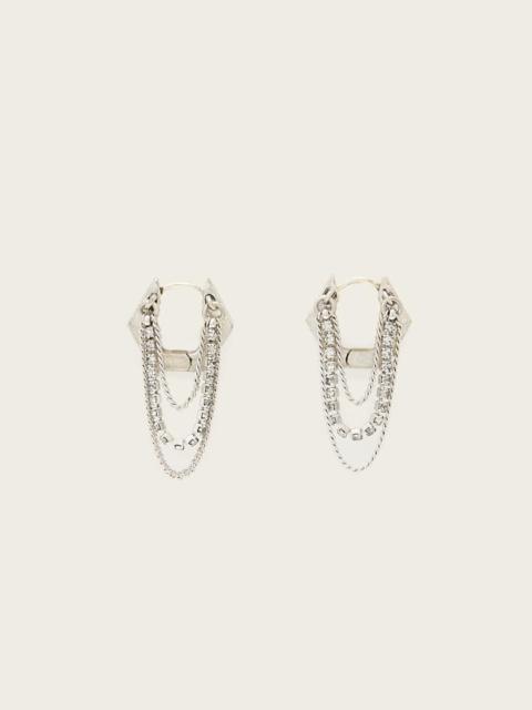 ALLSAINTS RUBI CHAIN EARRINGS