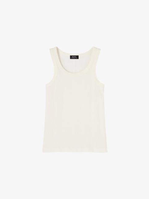 A.P.C. ORGANIC COTTON TANK TOP