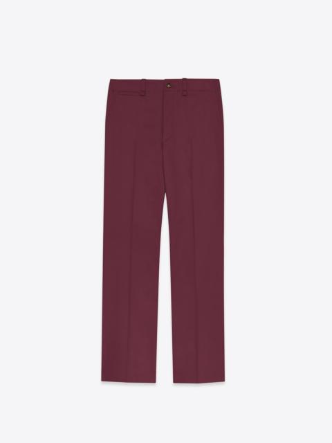 SAINT LAURENT pants in cotton drill