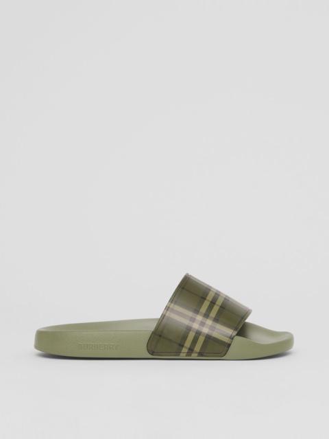 Burberry Vintage Check Slides