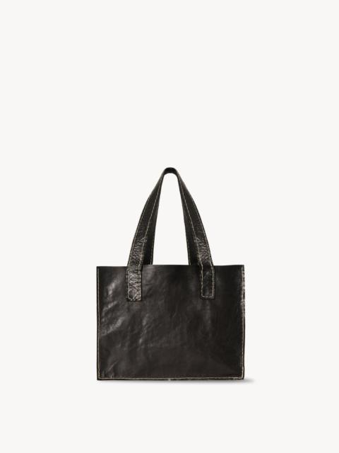 The Row Maya EW Tote Bag in Leather
