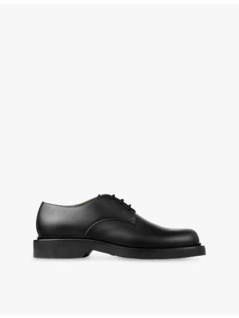 JIMMY CHOO Rowan Derby Leather Loafers