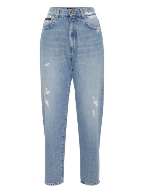 PHILIPP PLEIN Hexagon-logo jeans