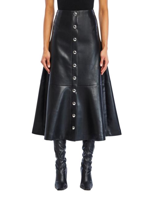 RETROFÊTE ELIN FAUX LEATHER SKIRT