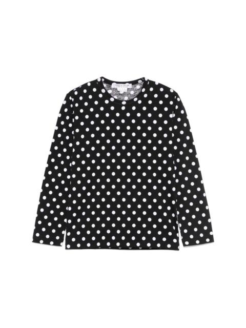 Comme des Garçons Comme des Garçons polka dot-print T-shirt