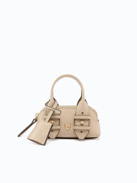 PINKO NANO ESCAPE BAG ACCESSORY IN LEATHER