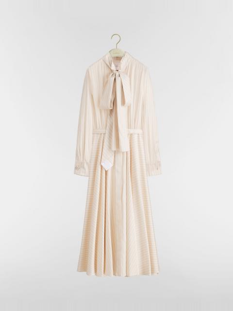 Dior Mid-Length Shirtdress with Tie-Effect Neckline