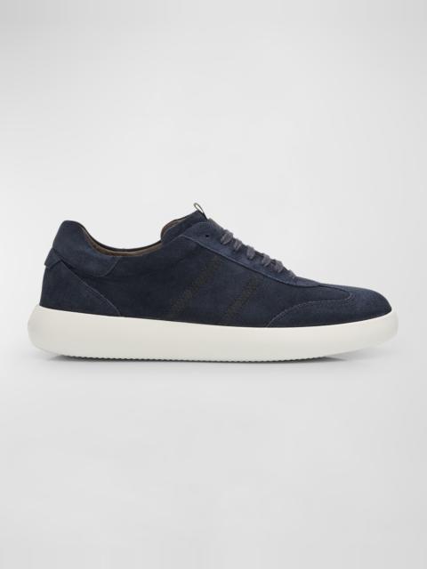 Brioni Men's New Cassette Suede Low-Top Sneakers