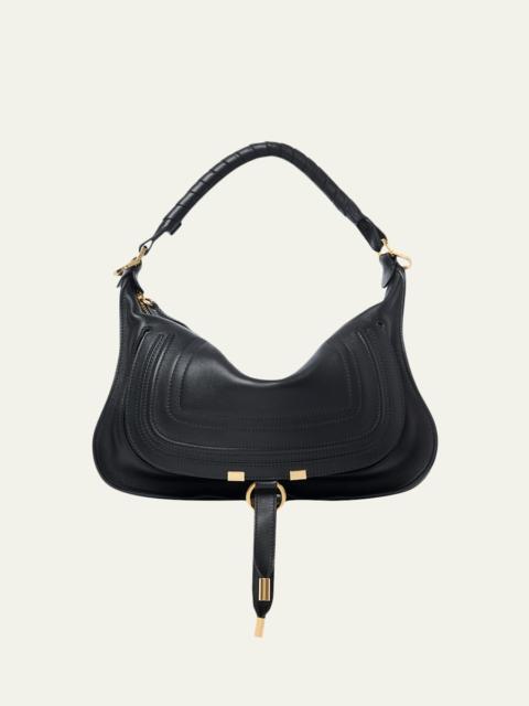 Chloé Marcie Medium Saddle Shoulder Bag in Leather