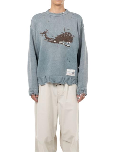 Maison MIHARAYASUHIRO Whale Jacquard Knit Sweater