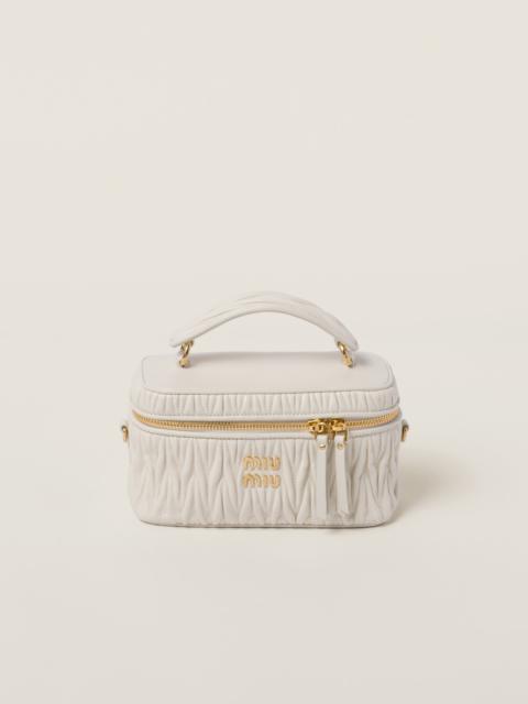 Miu Miu Matelassé nappa leather shoulder bag