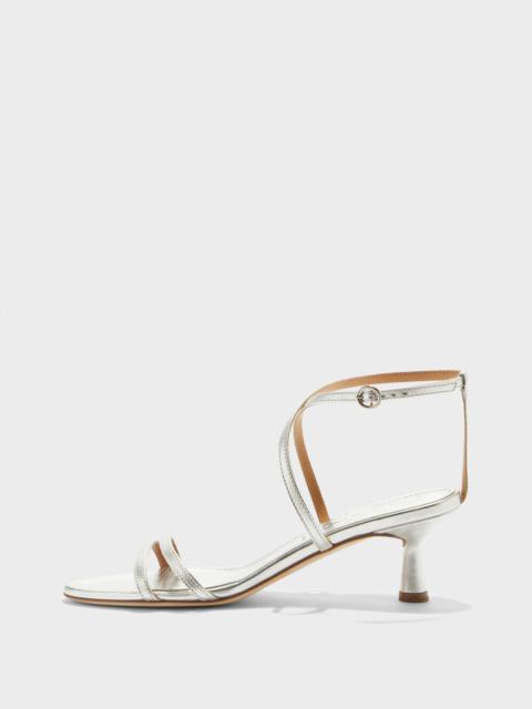 Aeyde Maeve Leather Stiletto Sandals