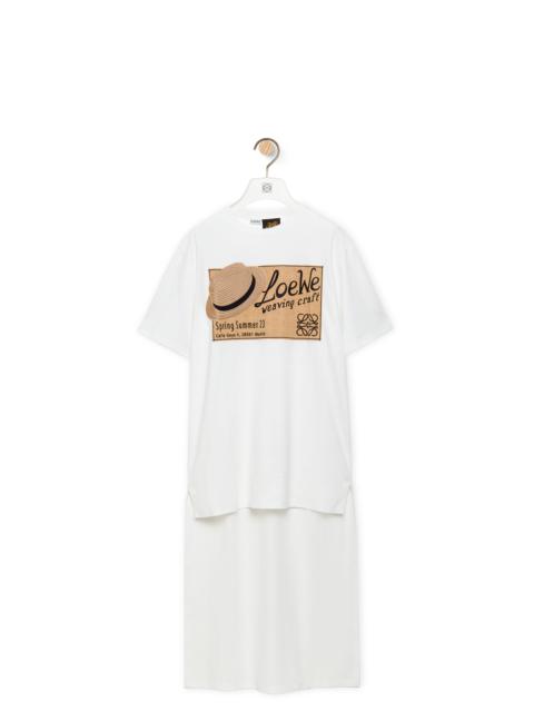 Loewe LOEWE hat T-shirt dress in cotton