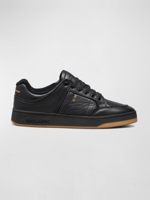 SAINT LAURENT Men's SL/61 Low-Top Leather Sneakers