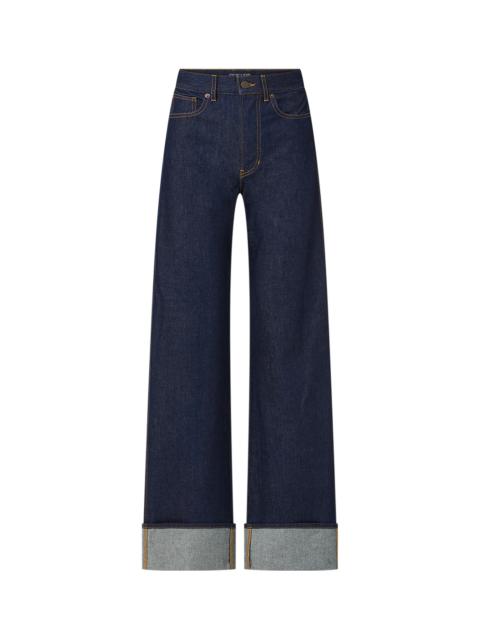 VERONICA BEARD TAYLOR WIDE-LEG JEAN | CUFFED