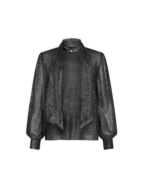 TOM FORD LONG SLEEVE LAVALLIERE BLOUSE