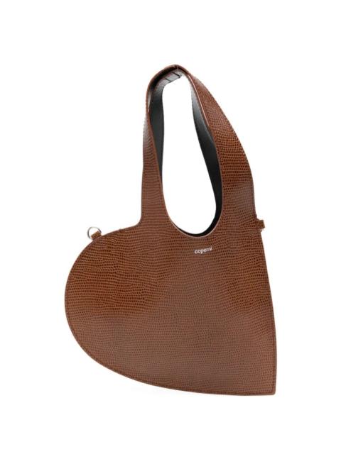 COPERNI Lizard Print Mini 'Heart' Tote