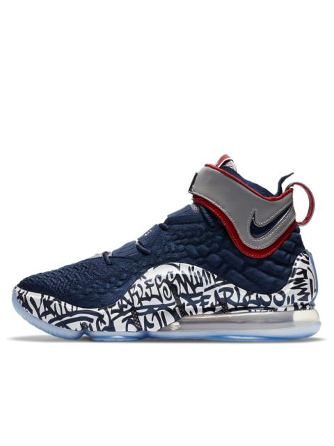 Nike Nike LeBron 17 'LeBron 4 Cold Blue Graffiti' CT6047-400