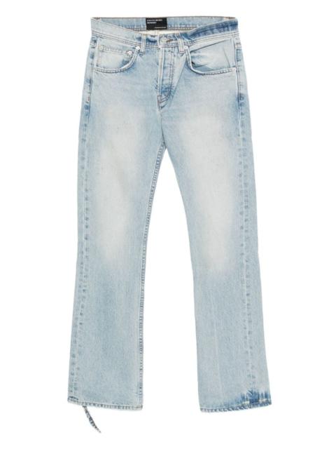 Enfants Riches Déprimés faded-effect flared jeans