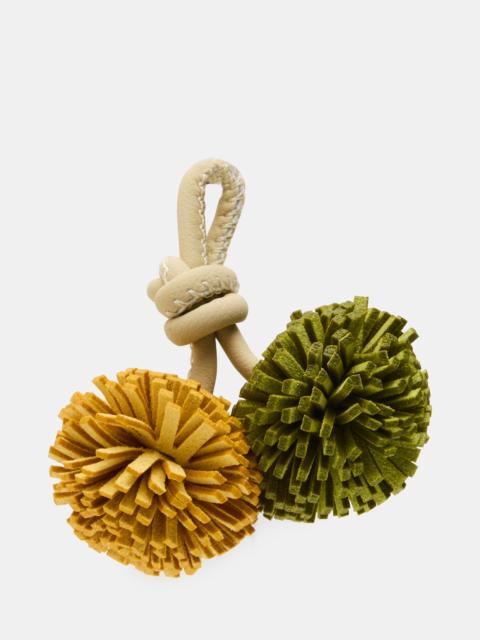 STEVE MADDEN POM SHOE CHARM GREEN/MULTI