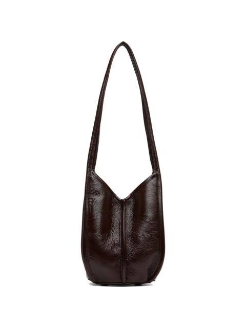 HEREU Brown Calella Bucket Leather Bag