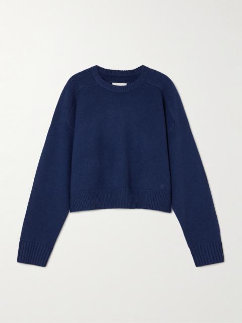 Loulou de Saison Bruzzi Cropped Wool And Cashmere-blend Sweater