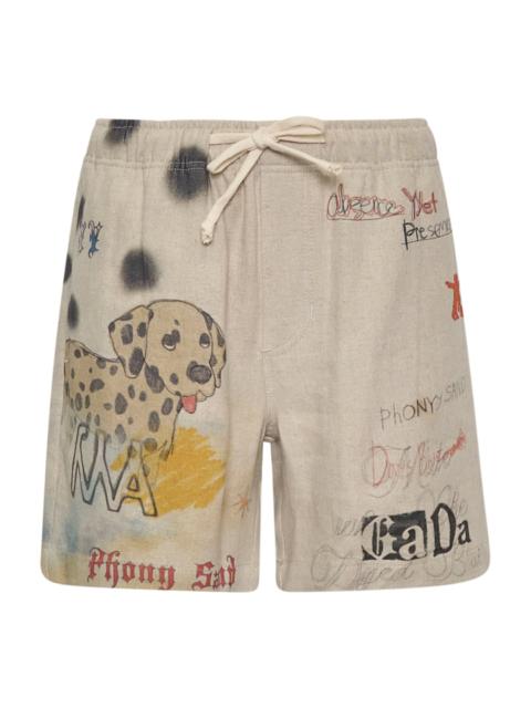 OPEN YY Pet Club Dalmatian Shorts
