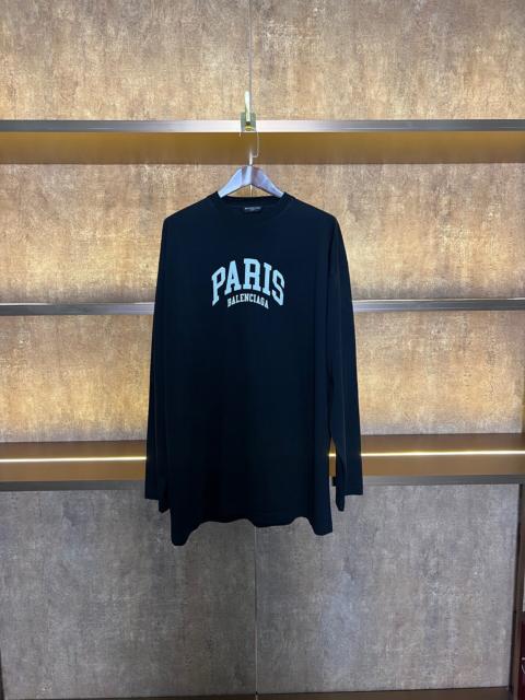 BALENCIAGA Balenciaga Paris Long Sleeve Top
