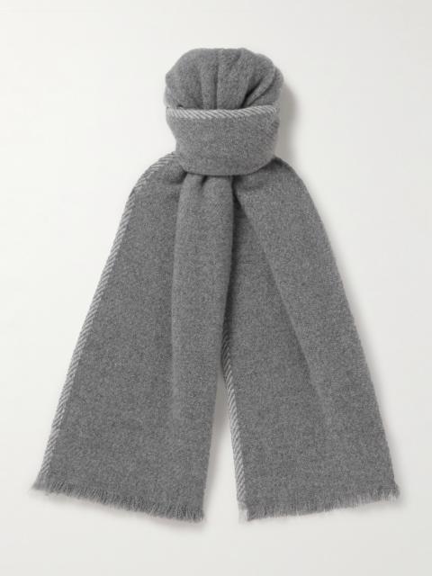 Brunello Cucinelli Frayed Cashmere Scarf