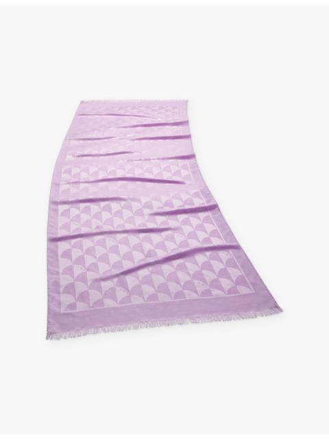 BVLGARI Calla Maxi Silk and Wool-Blend Stole
