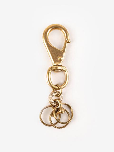 Iron Heart Brass-W8 Large Clip with Swivel and Rings - Brass