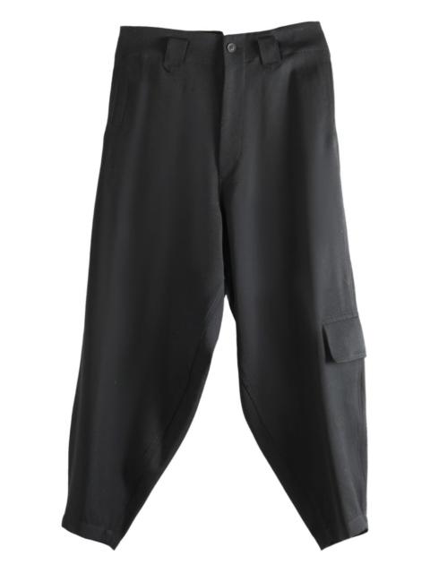 Yohji Yamamoto back pockets wool trousers