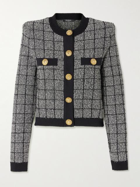 Balmain Metallic Tweed Cardigan