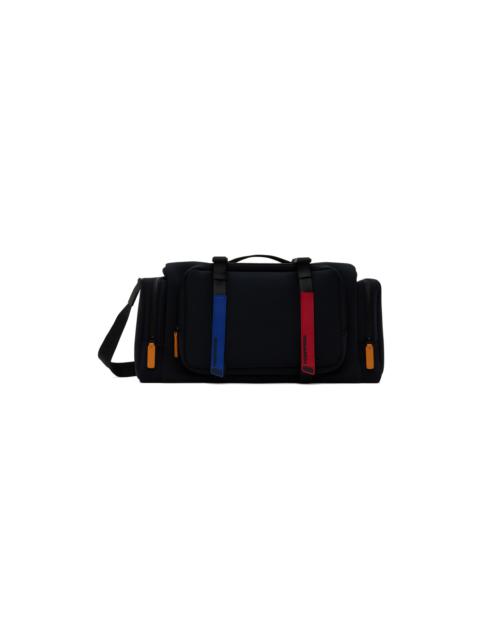 DSQUARED2 Black Sport Tape Duffle Bag