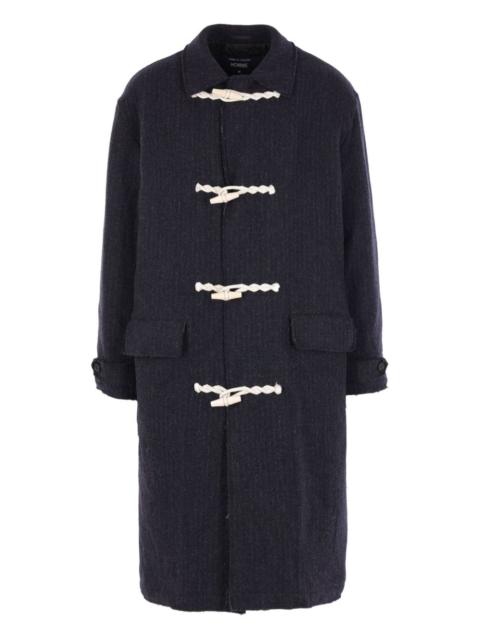 Comme des Garçons Homme pinstripe toggle coat