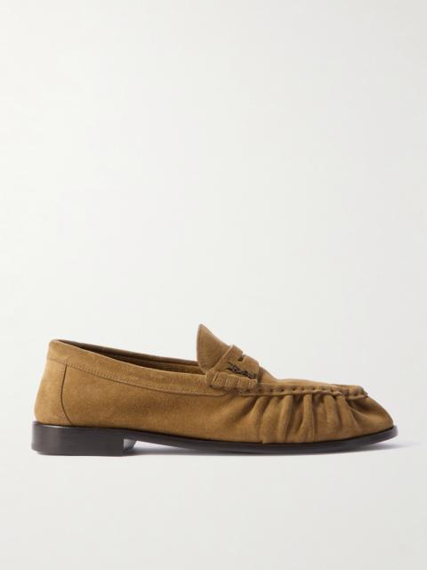 SAINT LAURENT Le Loafer Suede Loafers