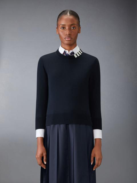 Thom Browne COTTON 4-BAR CREW NECK PULLOVER
