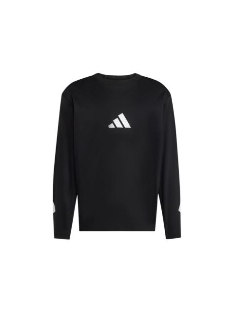 adidas Z.N.E. Long Sleeve Tee Black White