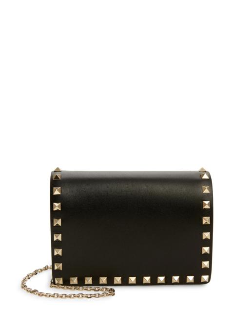 Rockstud Leather Wallet on a Chain