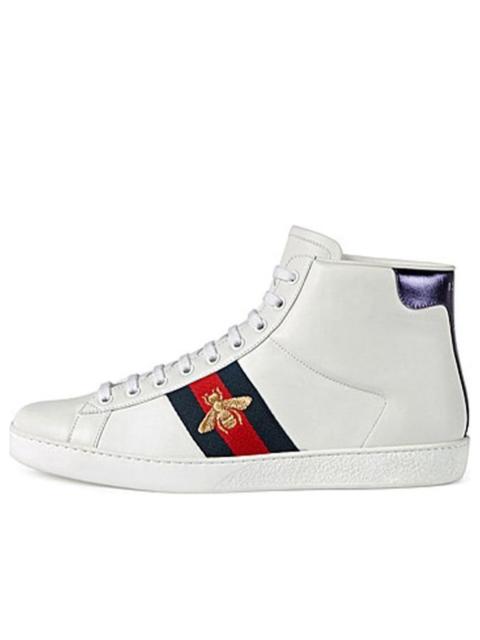 GUCCI Gucci Ace Series Stylish Simplicity High 'White' 501803-DOPE0-9095