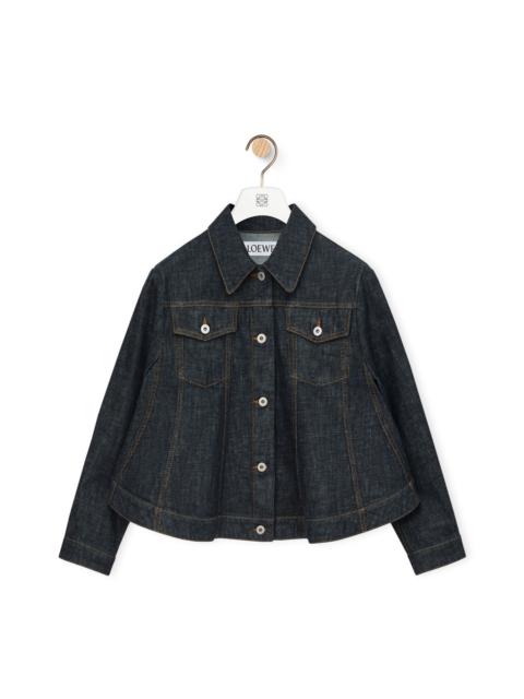 Loewe "Short trapeze jacket in denim