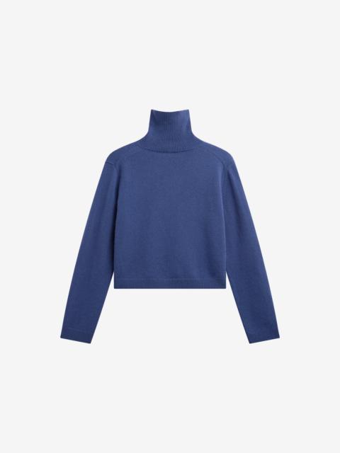 The Frankie Shop Grenaa Wool Turtleneck Sweater - Blue
